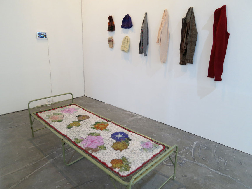 At the China Platform, 10 eclectic projects were curated by Huang Du under the theme “The Status of Chinese Contemporary Art: Transformation in Concept and Language.” Here, artist Zhang Zuerui’s Pulling Sweater (2011).