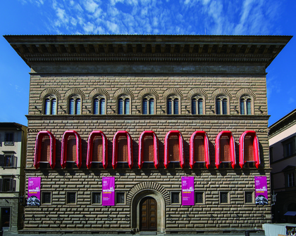 Installation view of AI WEIWEI’s  Reframe at Palazzo Strozzi, Florence, 2016. Photo by Alessandro Moggi. Copyright and courtesy the artist.