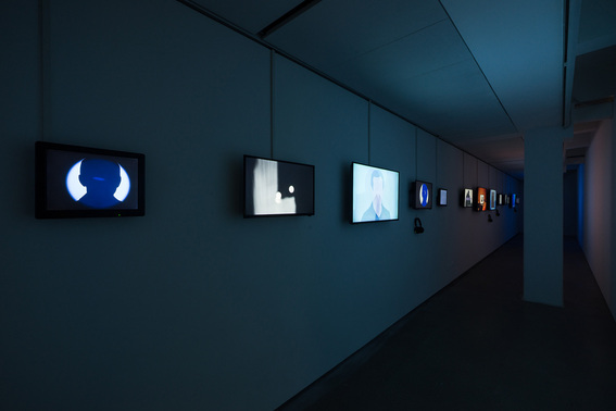 Installation view of LI MING’s multichannel video installation Rendering the Mind (2017) in “Hugo Boss Asia Art 2017” at Rockbund Art Museum, Shanghai, 2017. Courtesy the artist and Rockbund Art Museum.