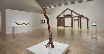 Installation view of THE PROPELLER GROUP’s survey exhibition at the San Jose Museum of Art, 2017. Photo by JKA Photography. Courtesy San Jose Museum of Art.