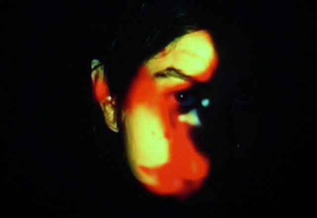 Detail of NALINI MALANI’s Mother India: Transactions in the Construction of Pain, 2005, five-channel video with color and sound: 5 mins, dimensions variable. Copyright the artist. Courtesy the Art Gallery of New South Wales.