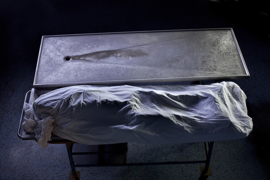 SHAHIDUL ALAM, Morgue, 2009, from the series “Crossfire,” digital image, dimensions variable.