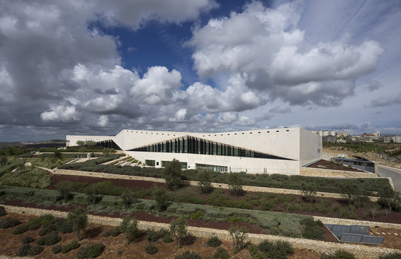 Birzeit’s Palestinian Museum is one of the 20 global nominees for the 2019 Aga Khan Award for Architecture. Image via Aga Khan Award for Architecture.