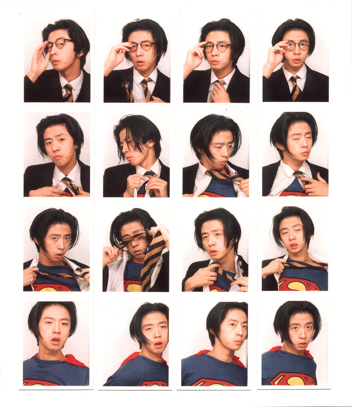 JUN YANG, From Salariiman to Superman, 1997, photostrips, 4 × 20.5 cm.