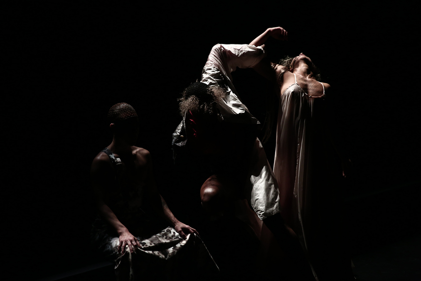 WU TSANG and BOYCHILD, Sudden Rise, 2019, documentation of performance at the Whitney Museum of American Art, New York, 2019. Photo by Paula Court.