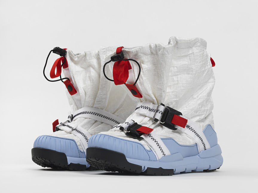 TOM SACHS’s collaboration with Nike, Mars Yard Shoe (2019).