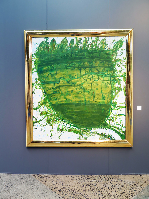 Gow Langsford (Auckland) brought the AUD 575,000 (USD 395,150) Lily Pond at Humpty Doo (2004) by Australian painter JOHN OLSEN, whose works are popular as ever with Australian buyers. All photos by Michael Young for ArtAsiaPacific unless otherwise stated.