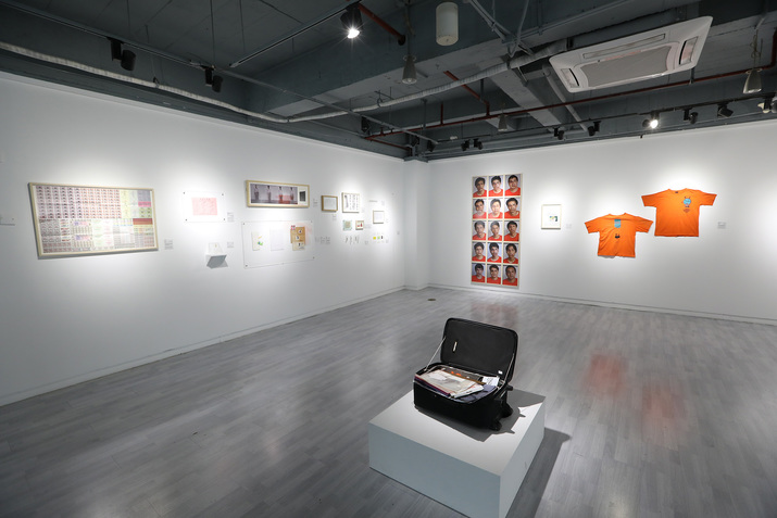 Installation view of “DIAL 62761232, A Document on a Contemporary Art Event” at Shanghai Duolun Museum of Modern Art, 2019.