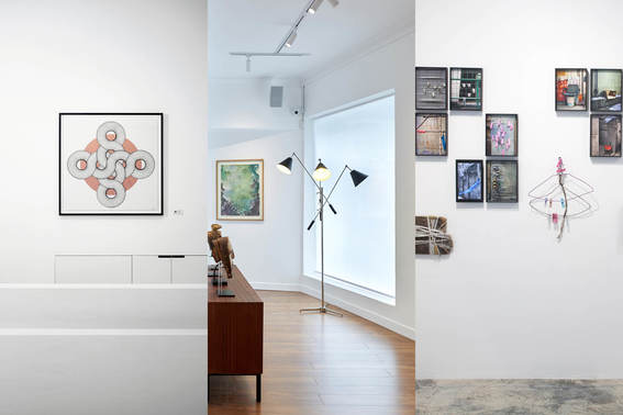 Left to right: interiors of three new galleries that opened in Hong Kong this year: Gallery HZ, Villepin Gallery, and Flowers Gallery. All images courtesy the galleries.