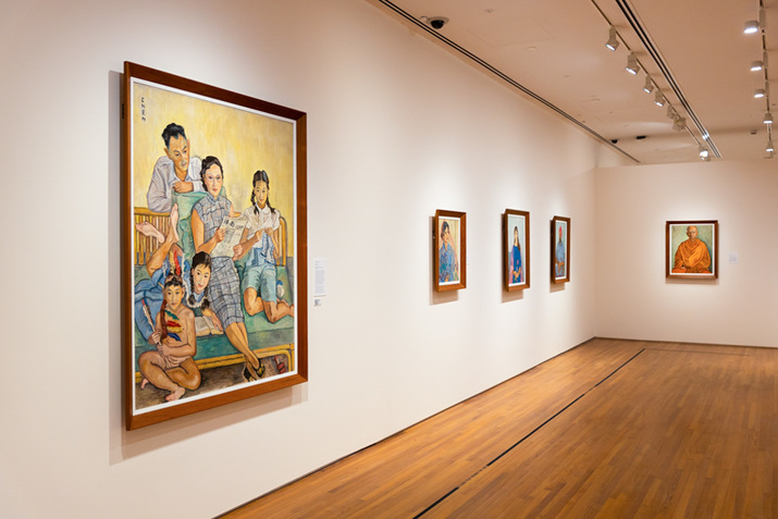 Installation view of GEORGETTE CHEN’s “At Home in the World,” NGS, 2020–21.