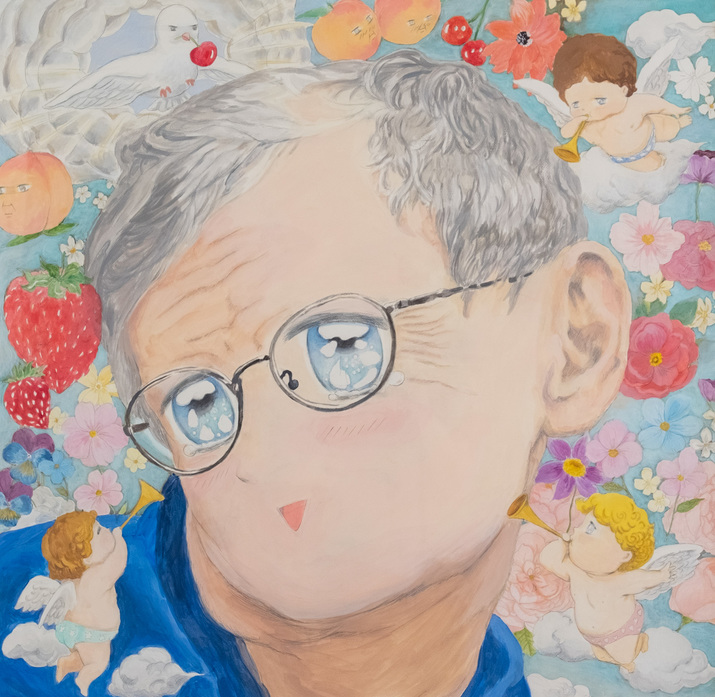 LIU YIN, Stephen’s Fantasy, 2015, acrylic and pencil on paper, 79.5 × 78 cm. Courtesy the artist and Edouard Malingue Gallery, Hong Kong / Shanghai.