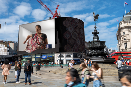 Grandmother Gazes at Public in Five Cities